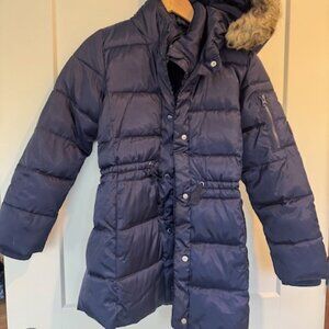 Gap Kids Warmest Down Puffer Jacket Fleece Lined Girl's Size XL